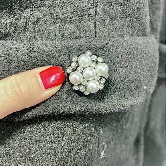 Antoni & Alison 100% wool pearl coat - Picture 4 of 6